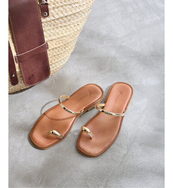 FRAMeWORK「≪追加≫NICOLAS LAINAS/ニコラスライナス メタルポイントサンダル」|サンダル|