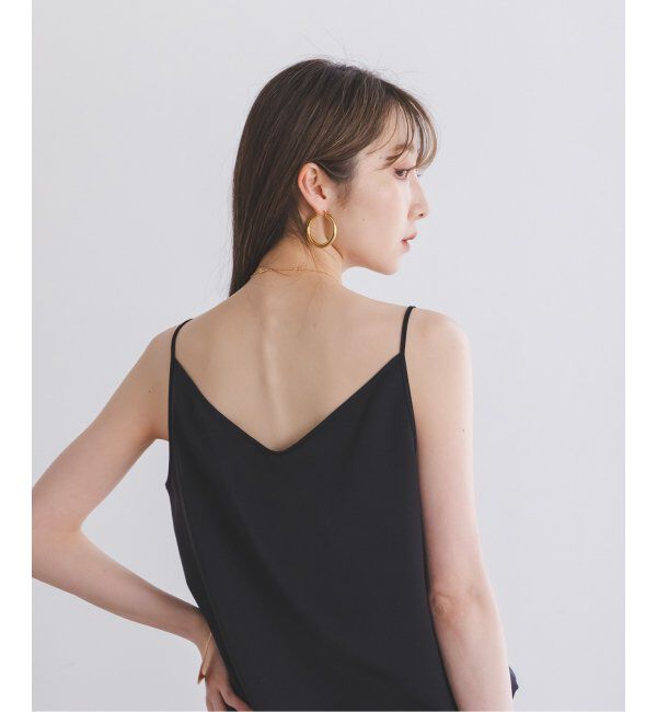 NOBLE「プレーンサテン2WAYキャミ」|キャミソール|