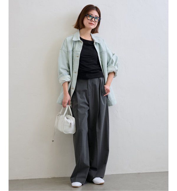 U by SPICK&SPAN「《追加2》C/NY シアートップス」|Tシャツ・カットソー|