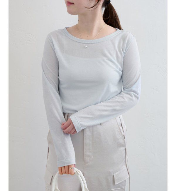 U by SPICK&SPAN「《追加2》C/NY シアートップス」|Tシャツ・カットソー|