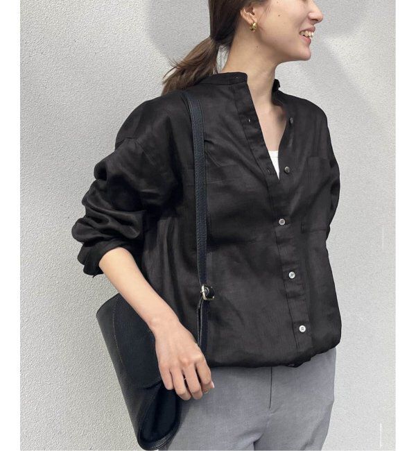 FRAMeWORK「≪追加≫フレンチリネンドロストシャツ」|シャツ・ブラウス|