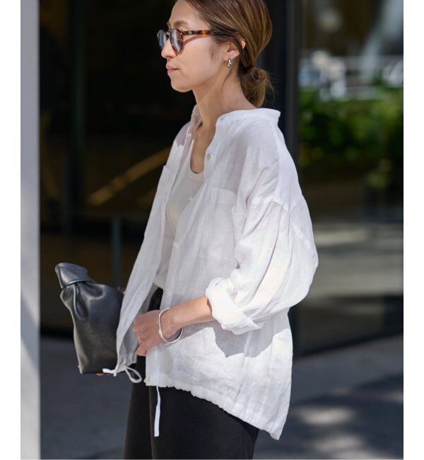 FRAMeWORK「≪追加≫フレンチリネンドロストシャツ」|シャツ・ブラウス|