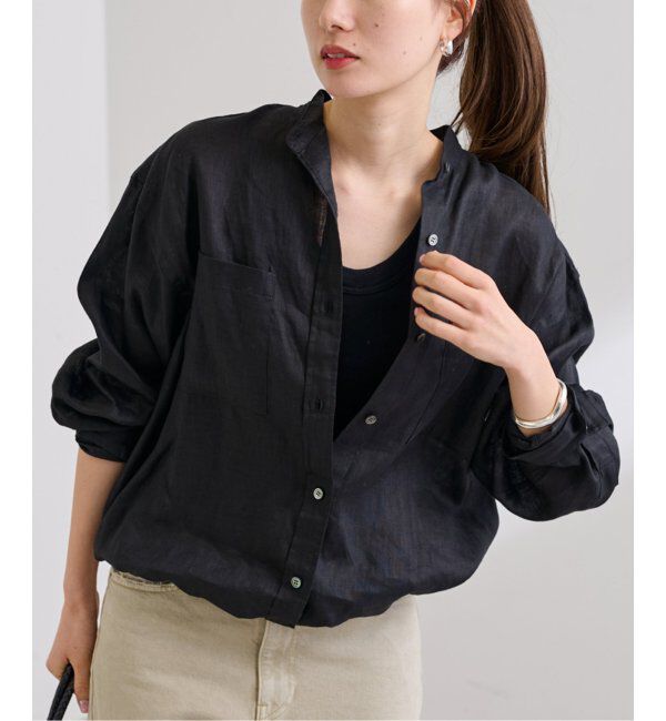 FRAMeWORK「≪追加≫フレンチリネンドロストシャツ」|シャツ・ブラウス|
