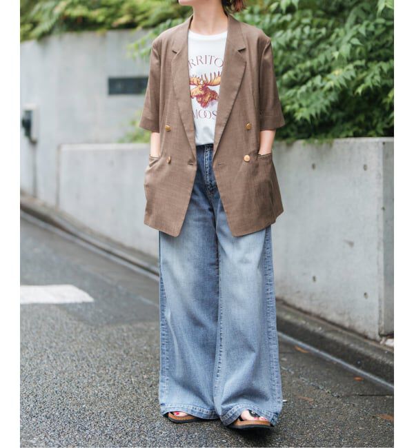 Spick and Span「《追加2》5 1/2 BAGGY DENIM」|デニム|