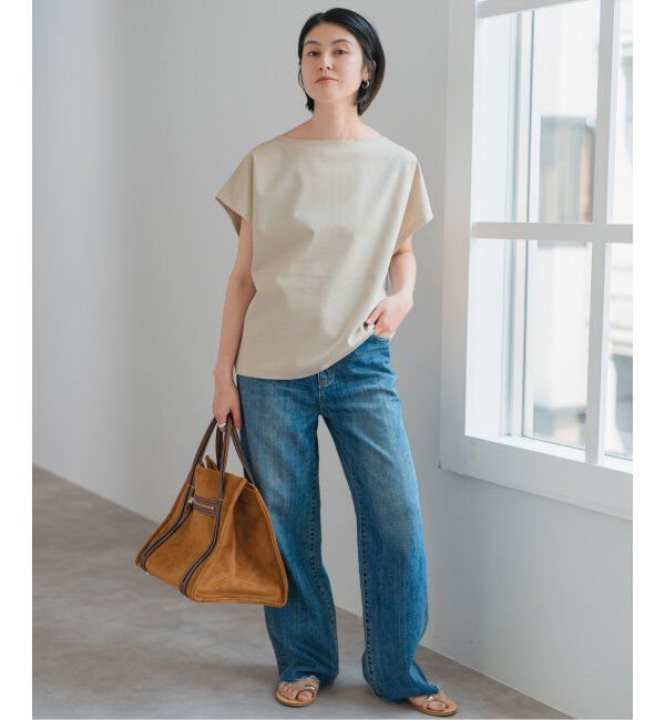 Spick and Span「《WEB限定 / 追加》ポンチフレンチスリーブプルオーバー」|Tシャツ・カットソー|