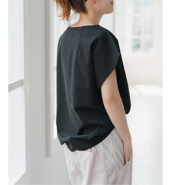 Spick and Span「《WEB限定 / 追加》ポンチフレンチスリーブプルオーバー」|Tシャツ・カットソー|