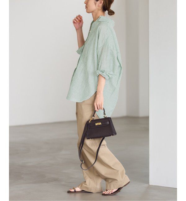 FRAMeWORK「コットンリネンオーバーシャツ」|シャツ・ブラウス|