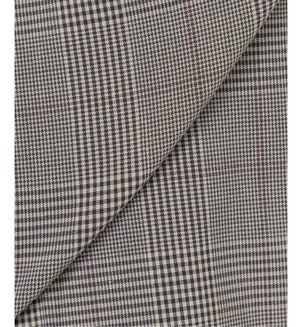 Spick and Span「ウォッシャブルチェックストレッチパンツ」|スラックス|