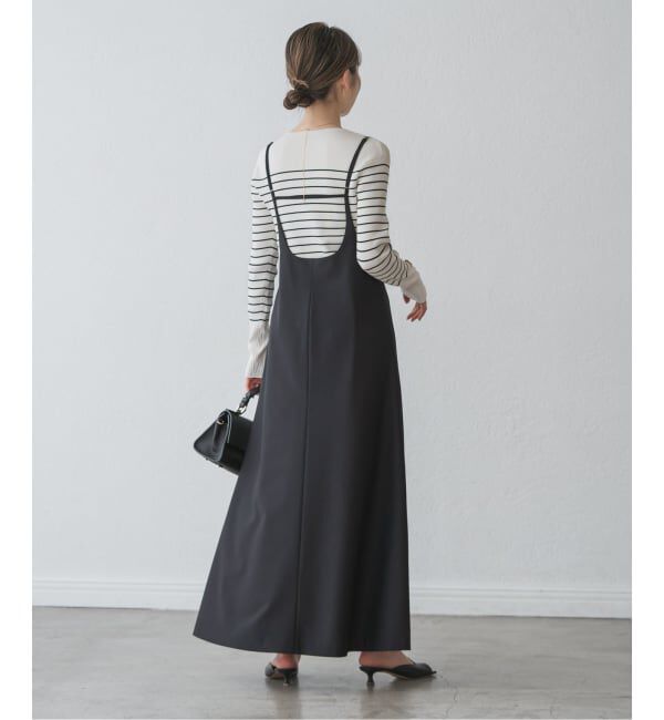 NOBLE「キャミストラップフレアスカート」|ワンピース|