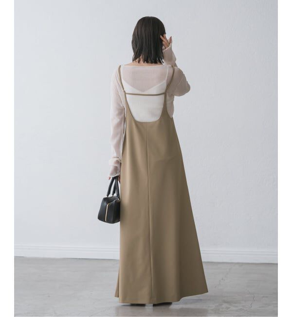 NOBLE「キャミストラップフレアスカート」|ワンピース|