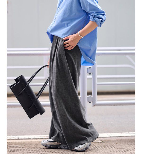 FRAMeWORK「トップテレコイージーパンツ」|その他|グレー