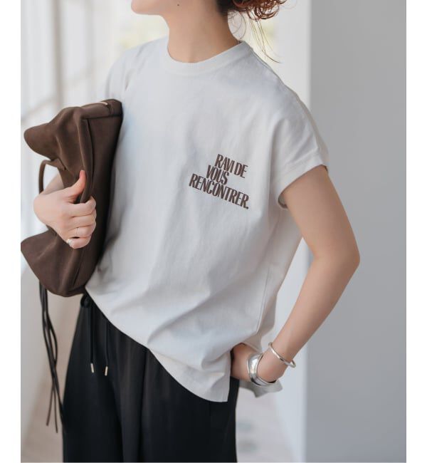 Spick and Span「upper hights/アッパーハイツ 別注BIG NO SLEEVE」|Tシャツ・カットソー|ホワイト