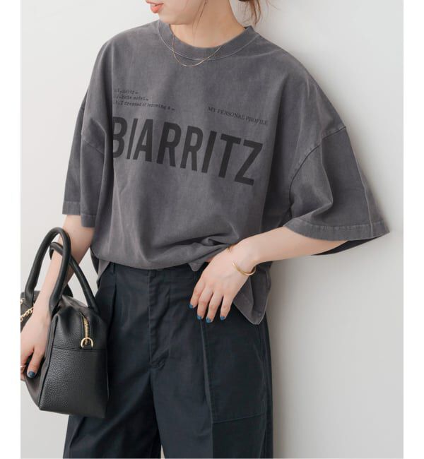 Spick and Span「upper hights/アッパーハイツ BIG WIDE TEE」|Tシャツ・カットソー|グレーA