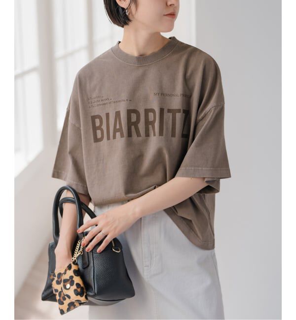 Spick and Span「upper hights/アッパーハイツ BIG WIDE TEE」|Tシャツ・カットソー|ブラウン