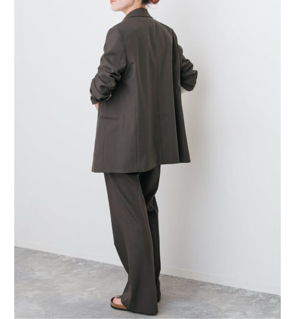 Spick and Span「ウールブレンドダブルブレストジャケット」|テーラードジャケット|