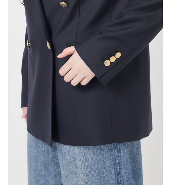 Spick and Span「ウールブレンドダブルブレストジャケット」|テーラードジャケット|