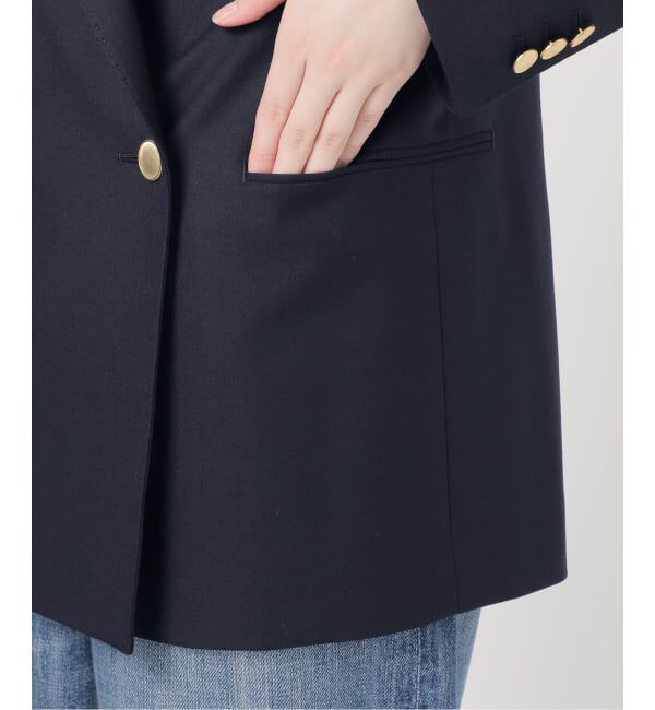 Spick and Span「ウールブレンドダブルブレストジャケット」|テーラードジャケット|