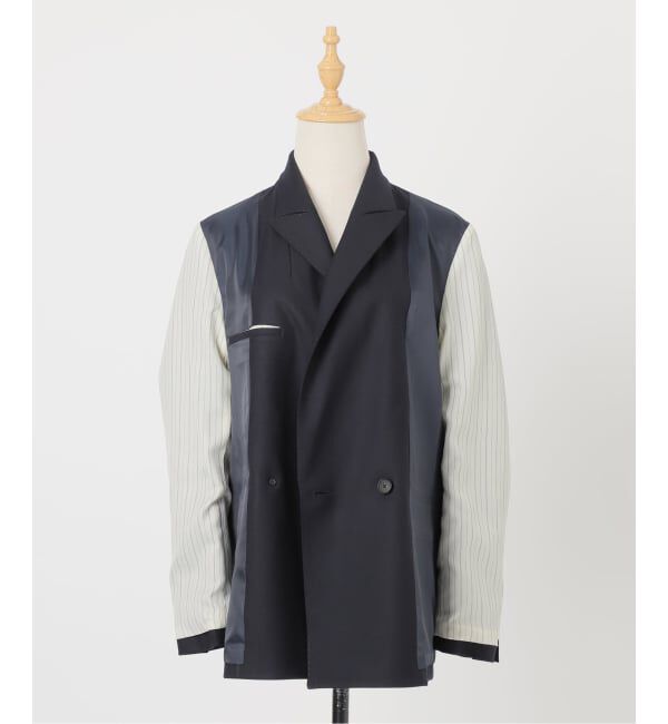 Spick and Span「ウールブレンドダブルブレストジャケット」|テーラードジャケット|