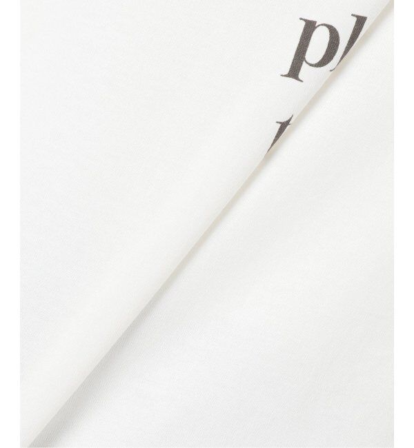 Spick and Span「ボートネックシルケットロゴロンTEE」|Tシャツ・カットソー|