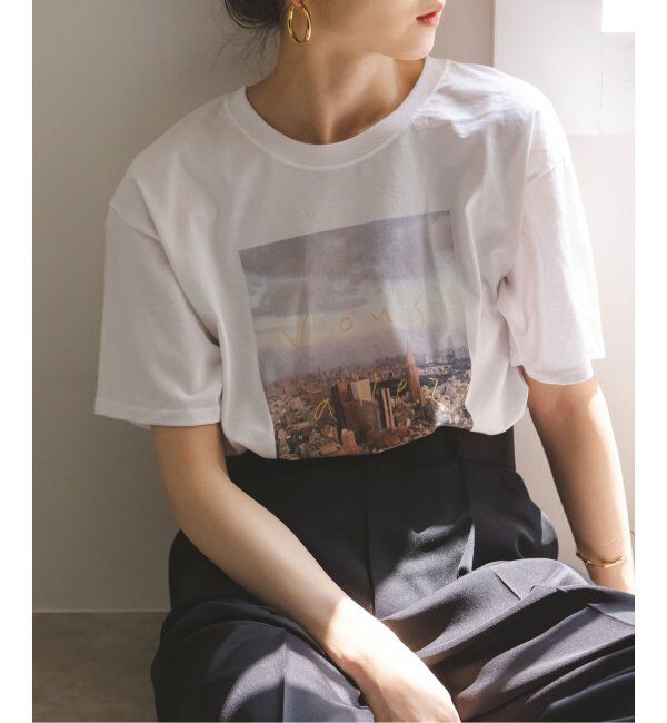 NOBLE「Yvonlambert/イヴォン・ランベール フォトT」|Tシャツ・カットソー|ホワイト