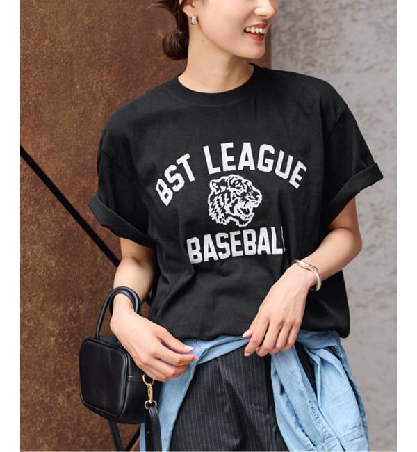 FRAMeWORK「≪追加≫GULFCOAST SPORTSWEAR 別注CREW TEE 2」|Tシャツ・カットソー|ブラック