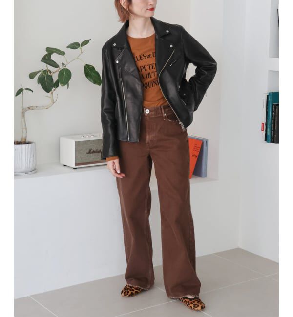 Spick and Span「TICCA / ティッカ ダブルライダースジャケット」|ライダースジャケット|