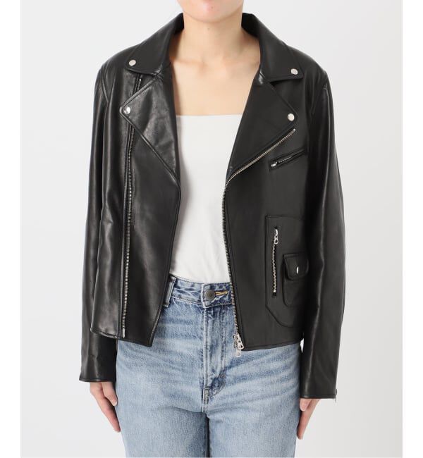 Spick and Span「TICCA / ティッカ ダブルライダースジャケット」|ライダースジャケット|