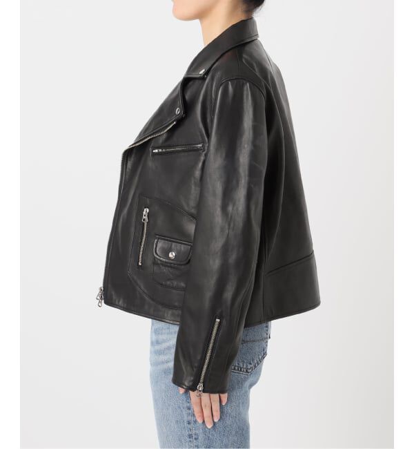 Spick and Span「TICCA / ティッカ ダブルライダースジャケット」|ライダースジャケット|