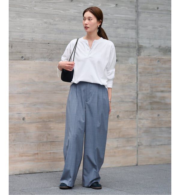 FRAMeWORK「Healthknit/ヘルスニット ヘンリーロングスリーブ」|Tシャツ・カットソー|