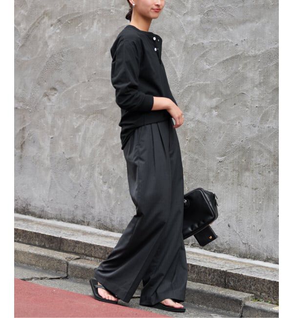 FRAMeWORK「Healthknit/ヘルスニット ヘンリーロングスリーブ」|Tシャツ・カットソー|