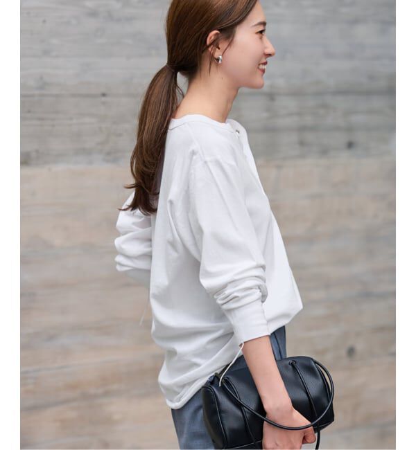 FRAMeWORK「Healthknit/ヘルスニット ヘンリーロングスリーブ」|Tシャツ・カットソー|