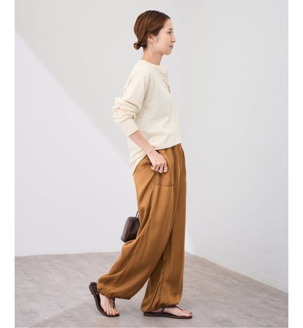 FRAMeWORK「Healthknit/ヘルスニット ヘンリーロングスリーブ」|Tシャツ・カットソー|