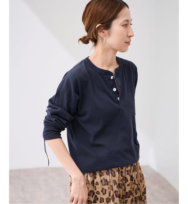 FRAMeWORK「Healthknit/ヘルスニット ヘンリーロングスリーブ」|Tシャツ・カットソー|