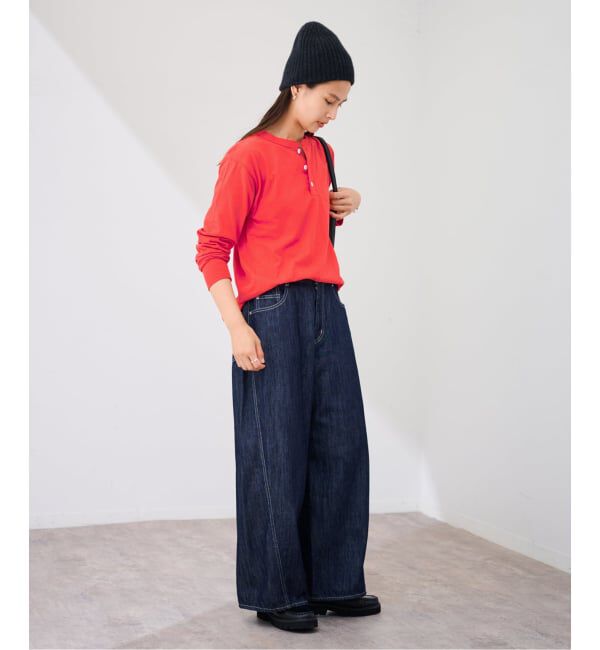 FRAMeWORK「Healthknit/ヘルスニット ヘンリーロングスリーブ」|Tシャツ・カットソー|