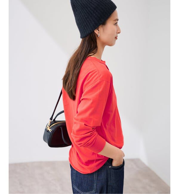 FRAMeWORK「Healthknit/ヘルスニット ヘンリーロングスリーブ」|Tシャツ・カットソー|