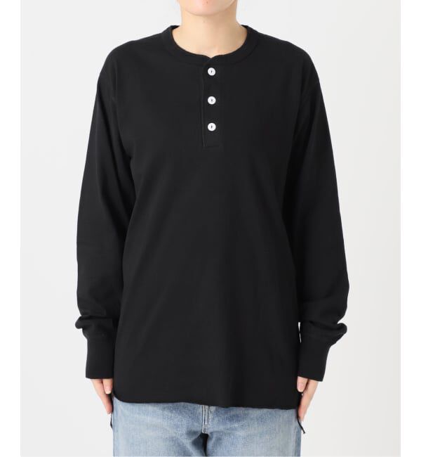 FRAMeWORK「Healthknit/ヘルスニット ヘンリーロングスリーブ」|Tシャツ・カットソー|