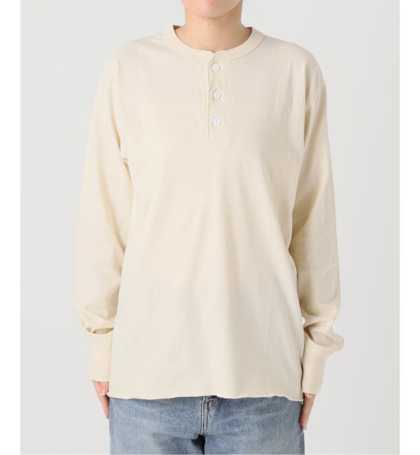 FRAMeWORK「Healthknit/ヘルスニット ヘンリーロングスリーブ」|Tシャツ・カットソー|