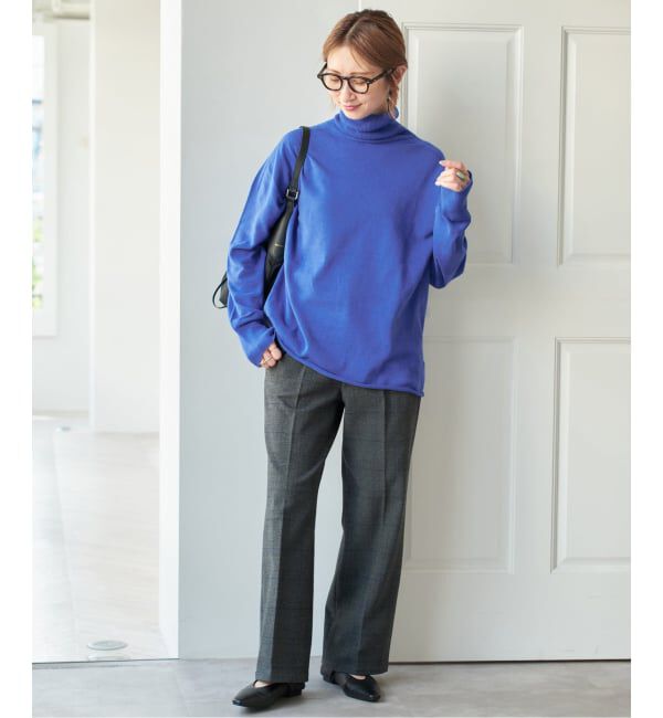 Spick and Span「コットンバルキーヤーンルーズタートルプルオーバー」|ニット・セーター|