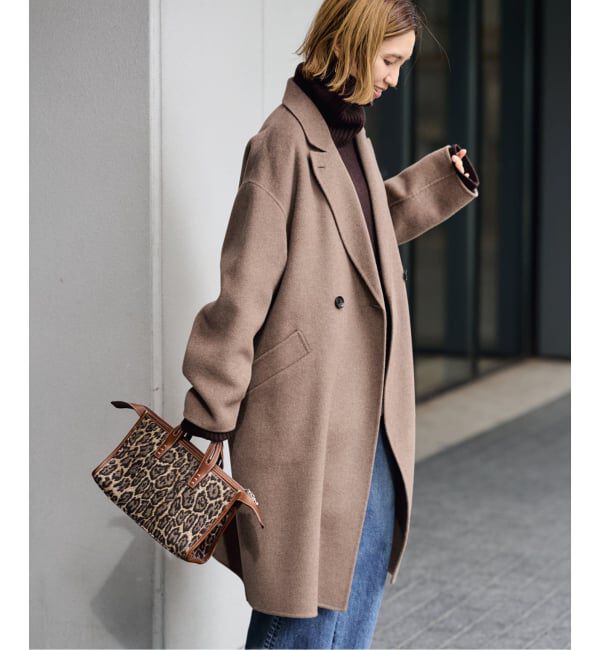 FRAMeWORK「≪追加≫SUPER160'sダブルブレストコート」|チェスターコート|