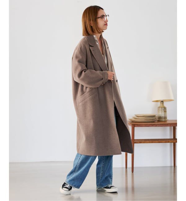 FRAMeWORK「≪追加≫SUPER160'sダブルブレストコート」|チェスターコート|