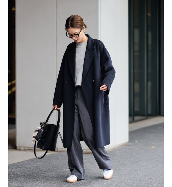 FRAMeWORK「≪追加≫SUPER160'sダブルブレストコート」|チェスターコート|