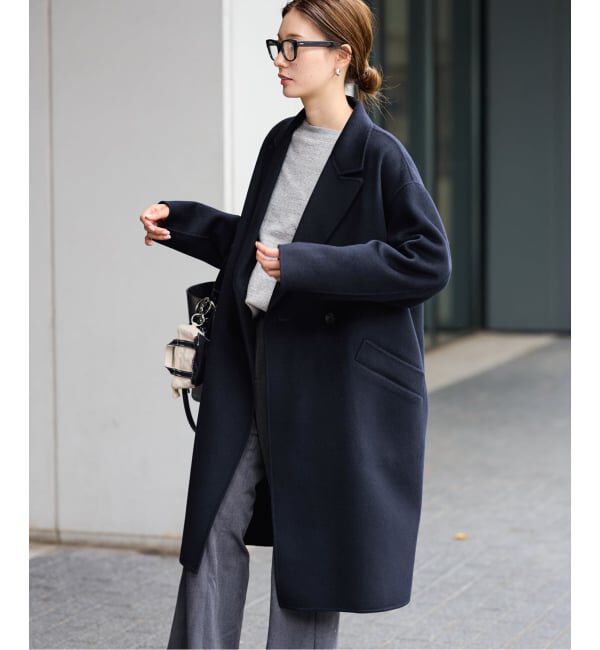 FRAMeWORK「≪追加≫SUPER160'sダブルブレストコート」|チェスターコート|