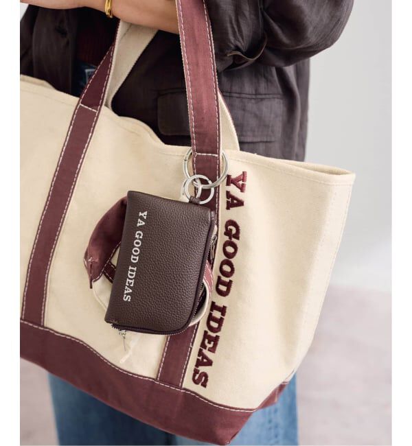 FRAMeWORK「≪追加≫YA GOOD IDEAS BIG＆MINI TOTE M 2」|トートバッグ|ボルドー