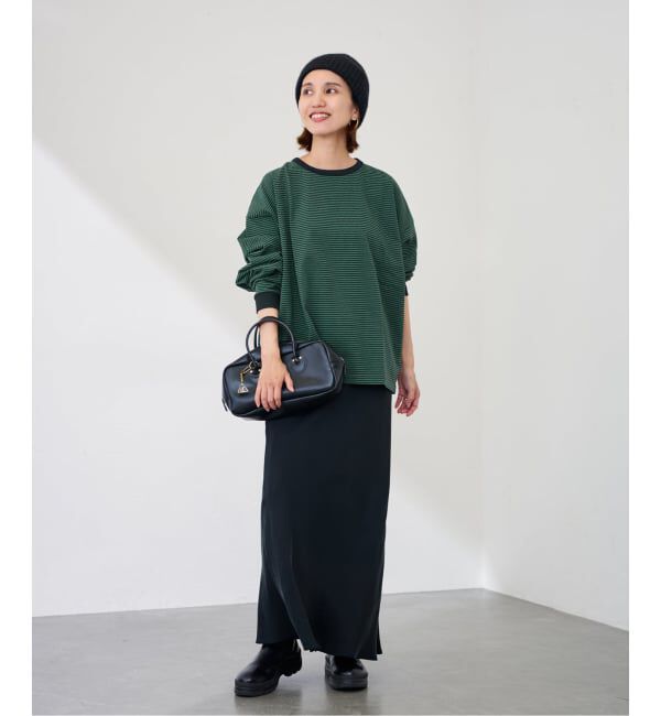 FRAMeWORK「≪追加≫ミジンボーダーロンT」|Tシャツ・カットソー|