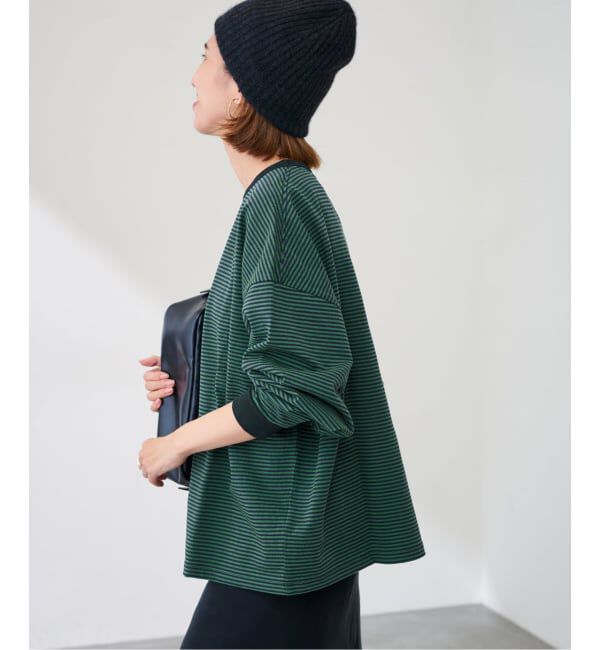 FRAMeWORK「≪追加≫ミジンボーダーロンT」|Tシャツ・カットソー|