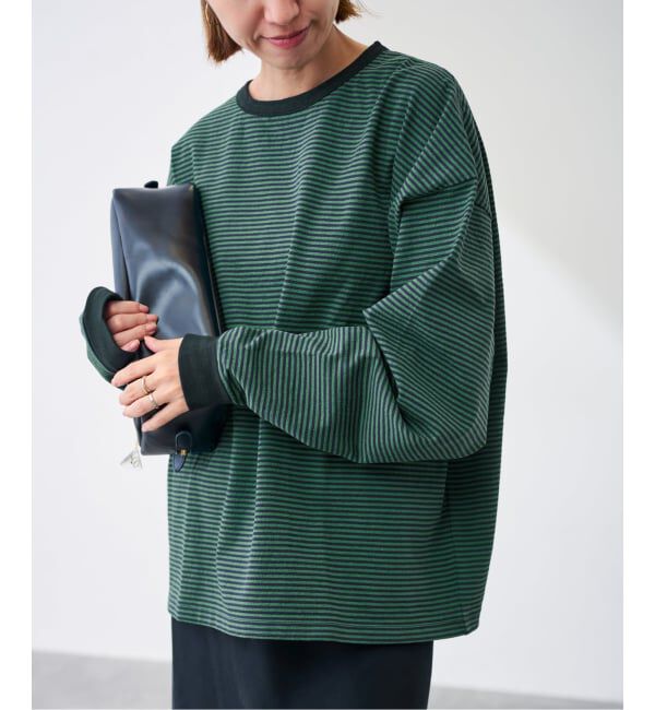 FRAMeWORK「≪追加≫ミジンボーダーロンT」|Tシャツ・カットソー|