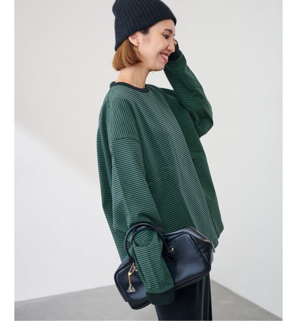 FRAMeWORK「≪追加≫ミジンボーダーロンT」|Tシャツ・カットソー|