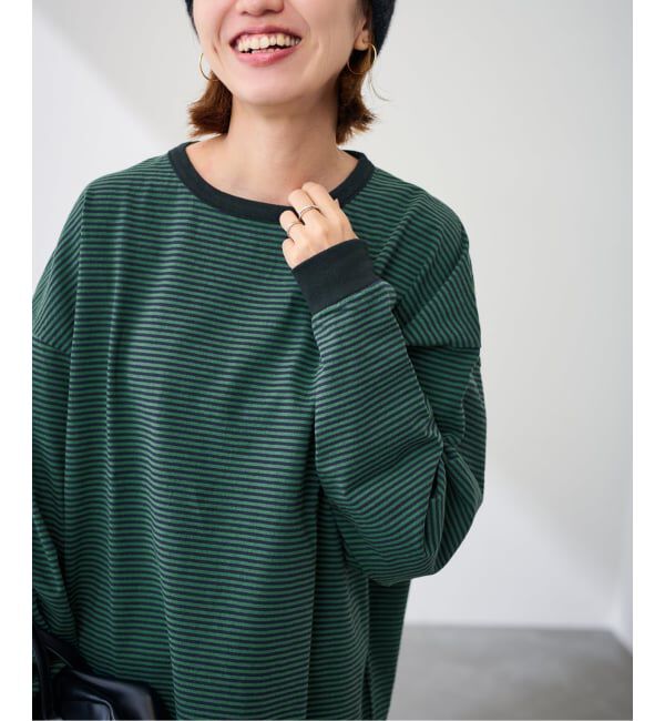 FRAMeWORK「≪追加≫ミジンボーダーロンT」|Tシャツ・カットソー|