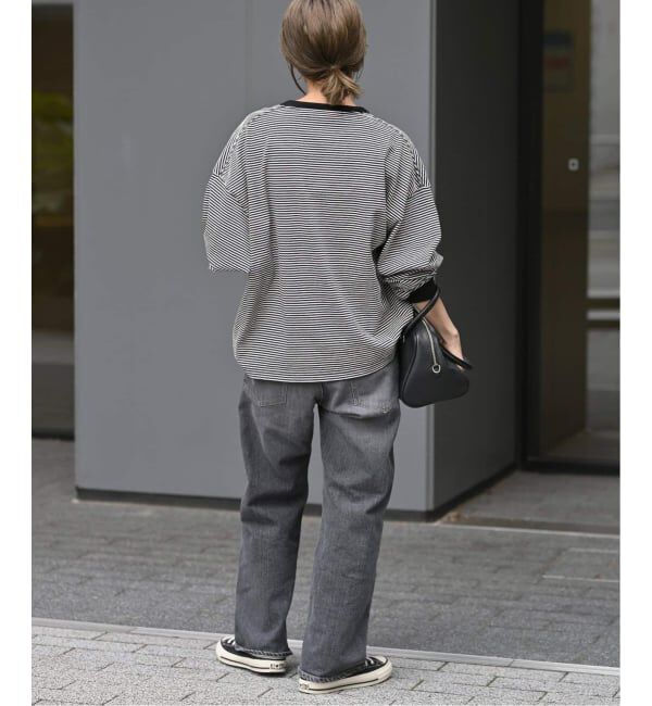 FRAMeWORK「≪追加≫ミジンボーダーロンT」|Tシャツ・カットソー|