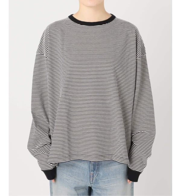 FRAMeWORK「≪追加≫ミジンボーダーロンT」|Tシャツ・カットソー|